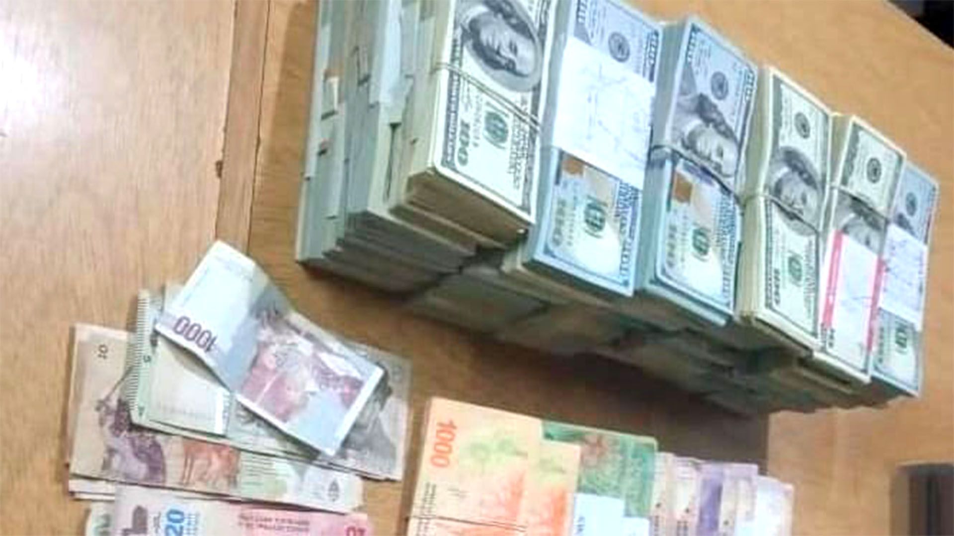 El dinero quedó en manos de una fiscalía de Mar del Plata
