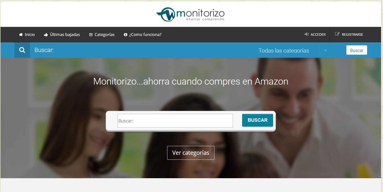 Monitorizo filtra específicamente las ofertas de Amazon.