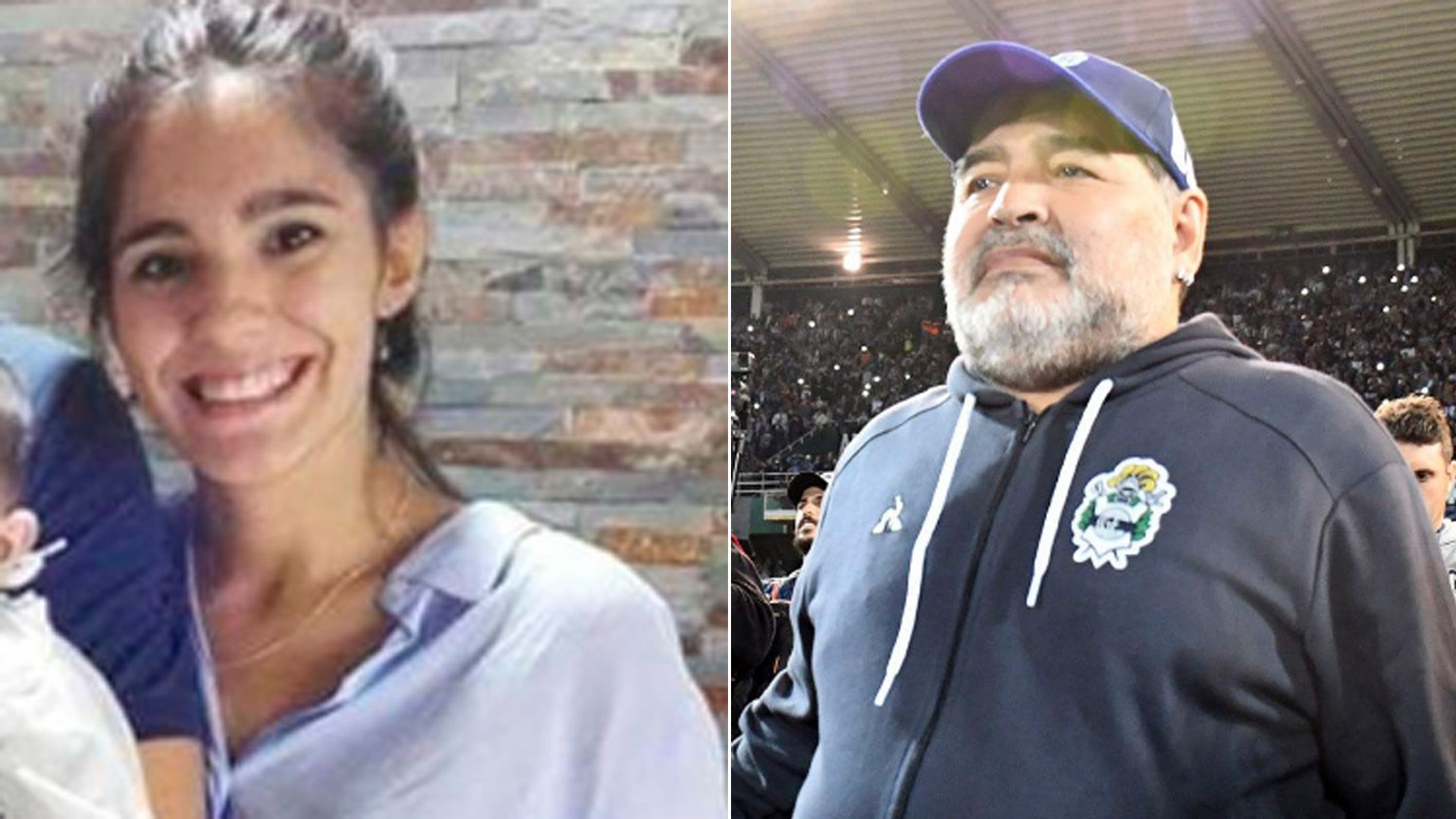 Magalí y Diego Maradona