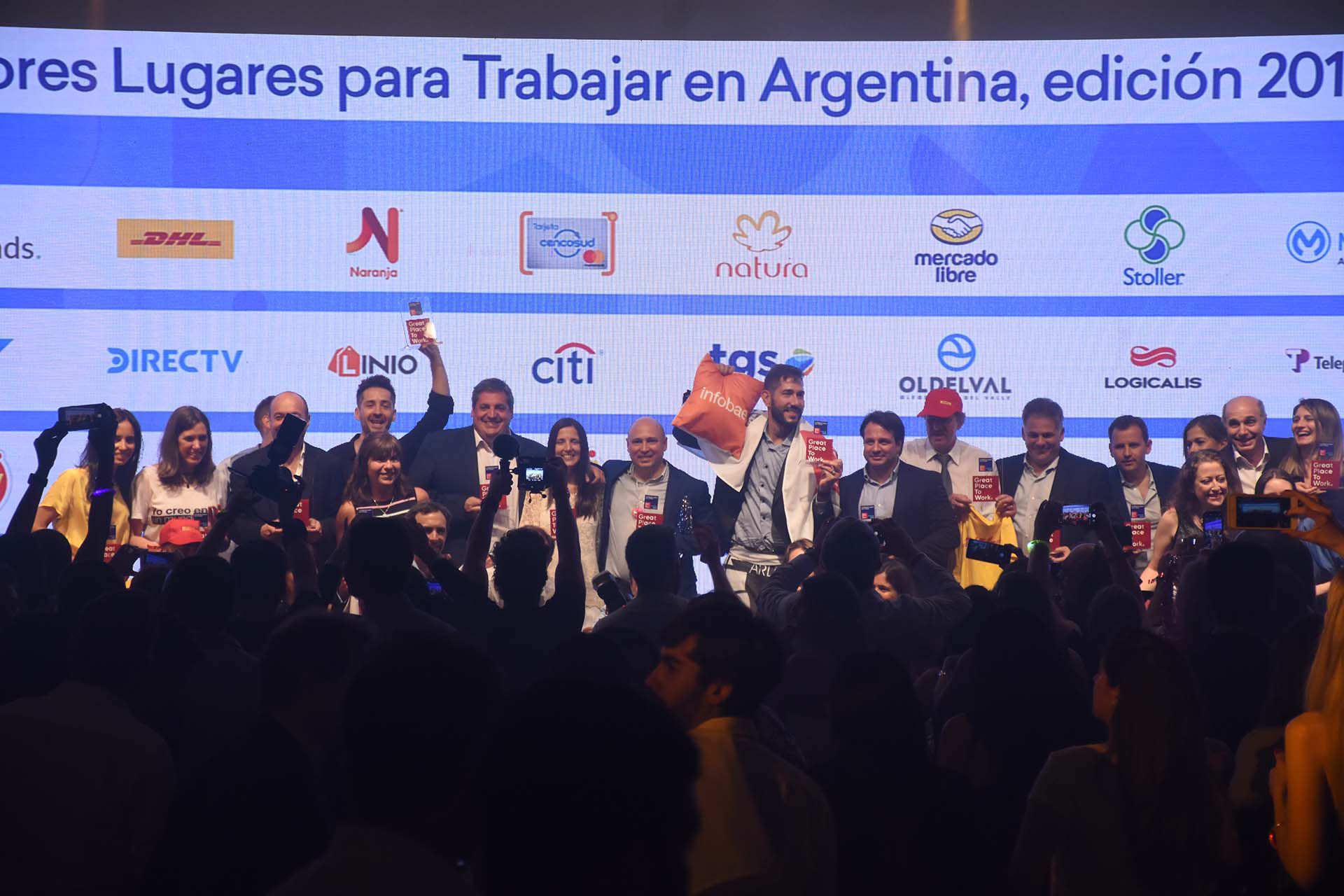 Así fue el evento de Great Place to Work, en el que fueron reconocidos los mejores lugares para trabajar en la Argentina. En el primer puesto de cada categoría estuvieron: Banco Galicia, Hilton e Iké Asistencia