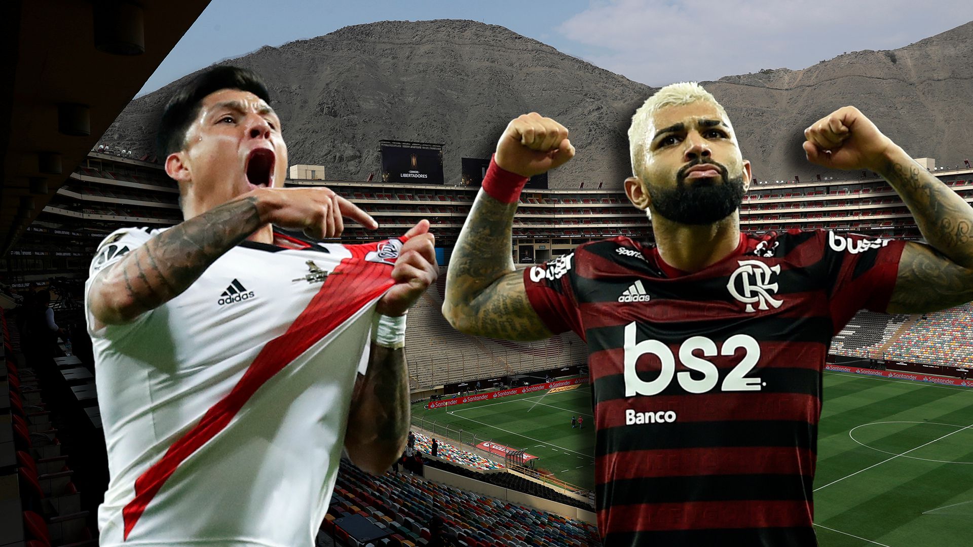 Flamengo y River Plate se enfrentan en la final de la Copa Libertadores 2019.