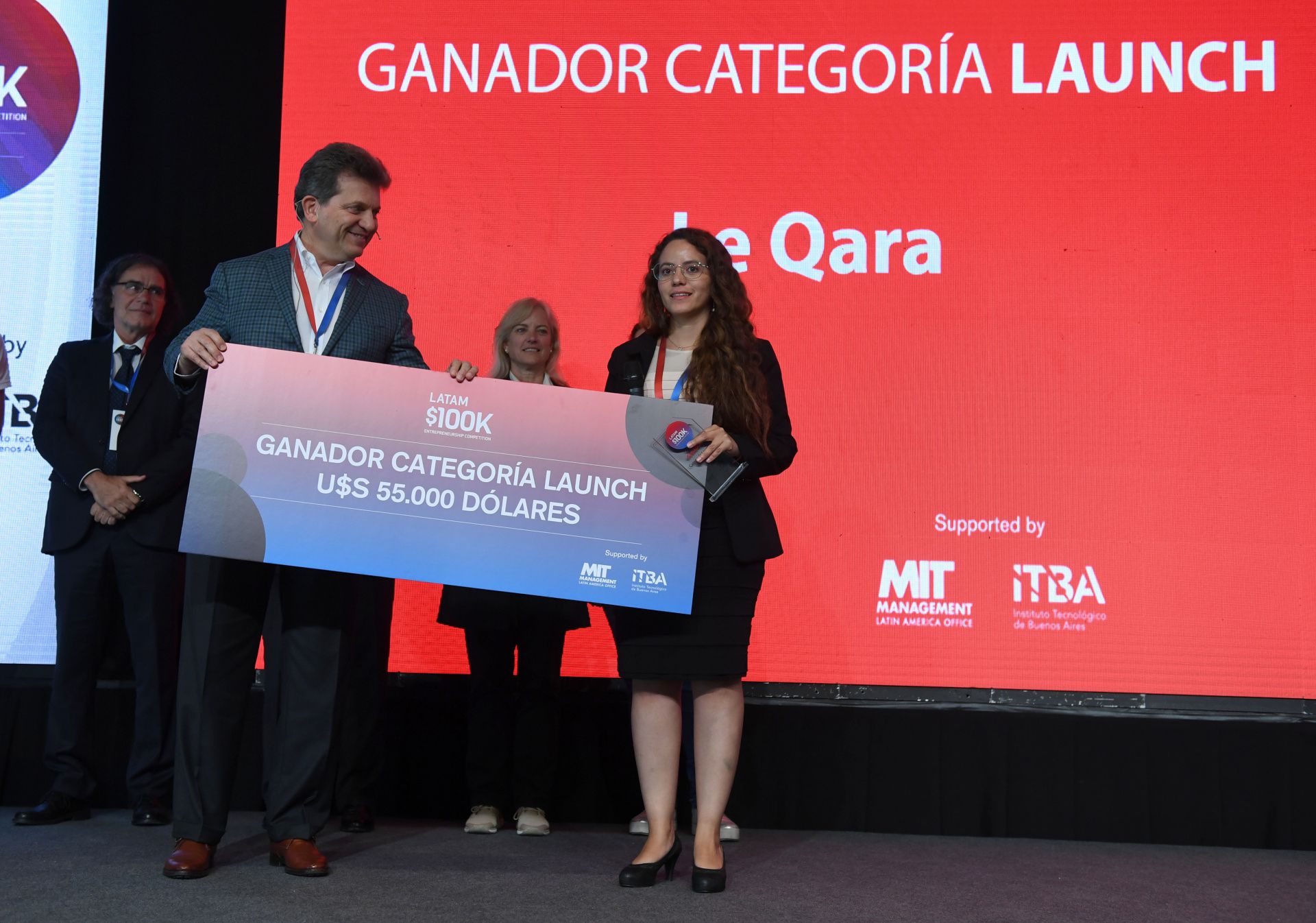 Jacqueline Cruz, de Perú, ganó en la categoría Launch por una iniciativa que se basa en el uso de un nuevo biomaterial símil de cuero