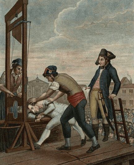 La guillotina fue estrenada el 27 de abril de 1792 y poco después conocería un verdadero auge