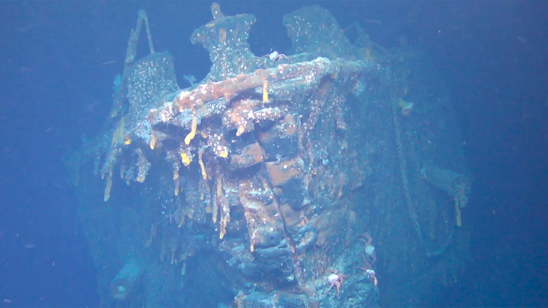 El buque tenía una tripulación de 840 hombres cuando fue hundido (Cortesía del Falklands Maritime Heritage Trust)