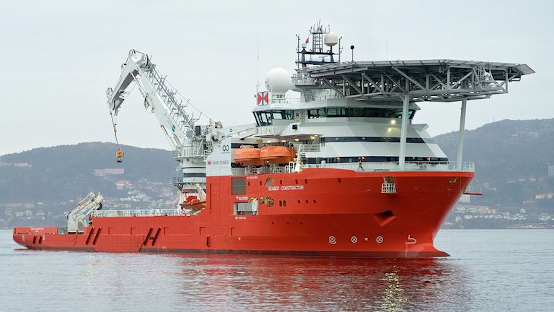 Los restos del SMS Schanrhorst fueron hallados por el buque multipropósito Seabed Constructor (Ocean Infinity)