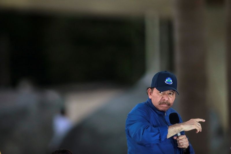 Imagen de archivo del presidente de Nicaragua, Daniel Ortega, durante un discurso en Managua, Marzo 21, 2019. REUTERS/Oswaldo Rivas