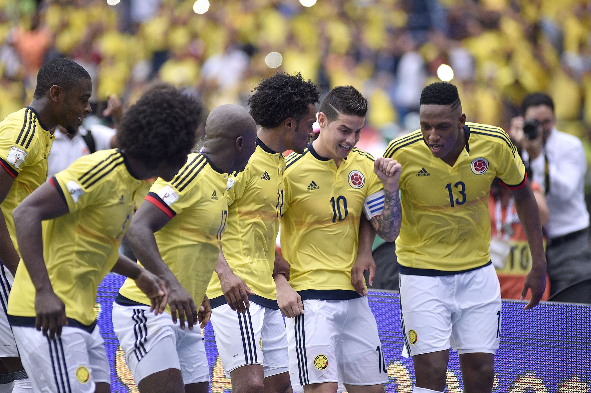 Selección Colombia de Fútbol durante las eliminatorias al mundial de Rusia 2018