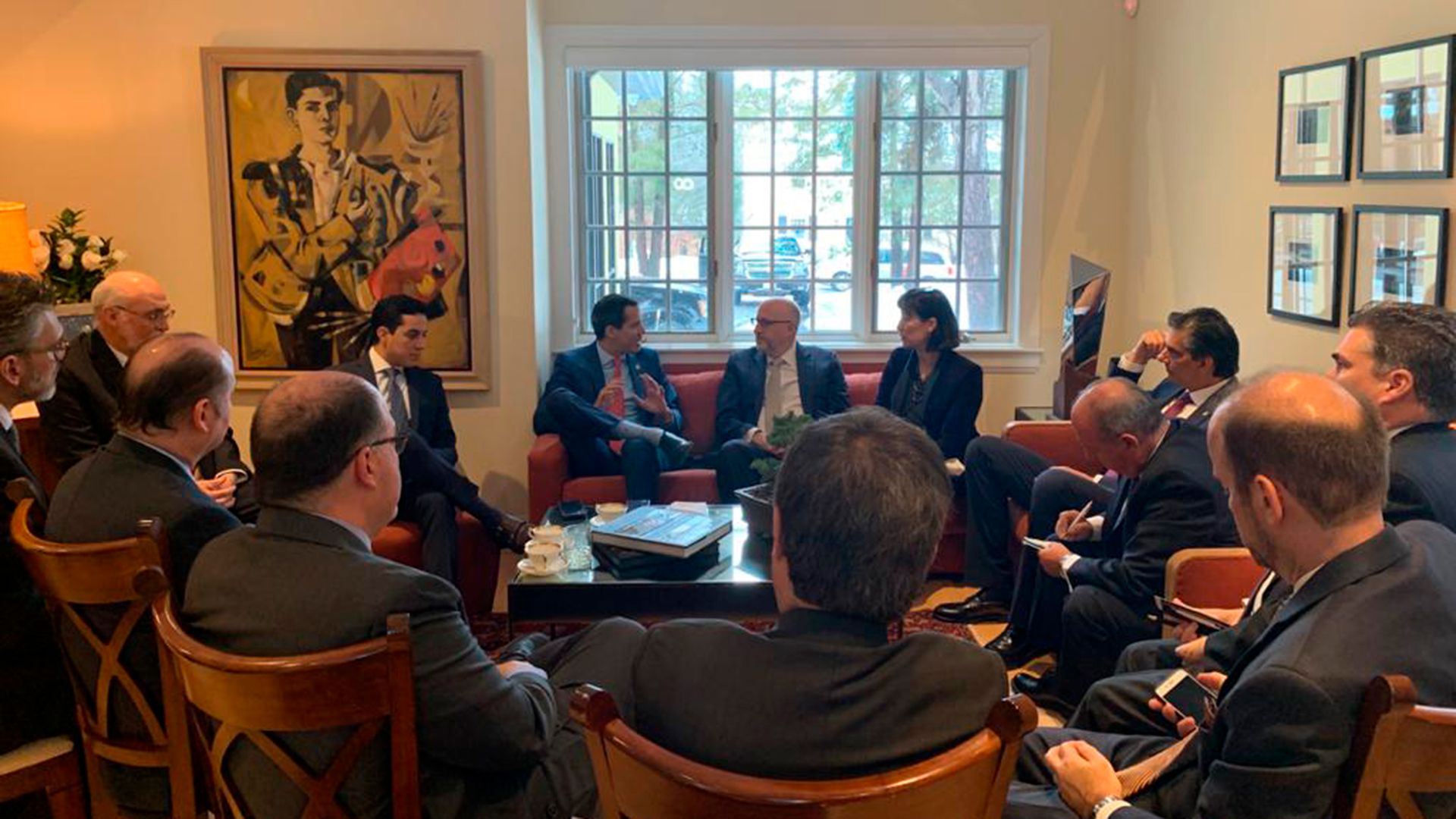 Guaidó también se reunió en Ottawa con los embajadores del Grupo de Lima