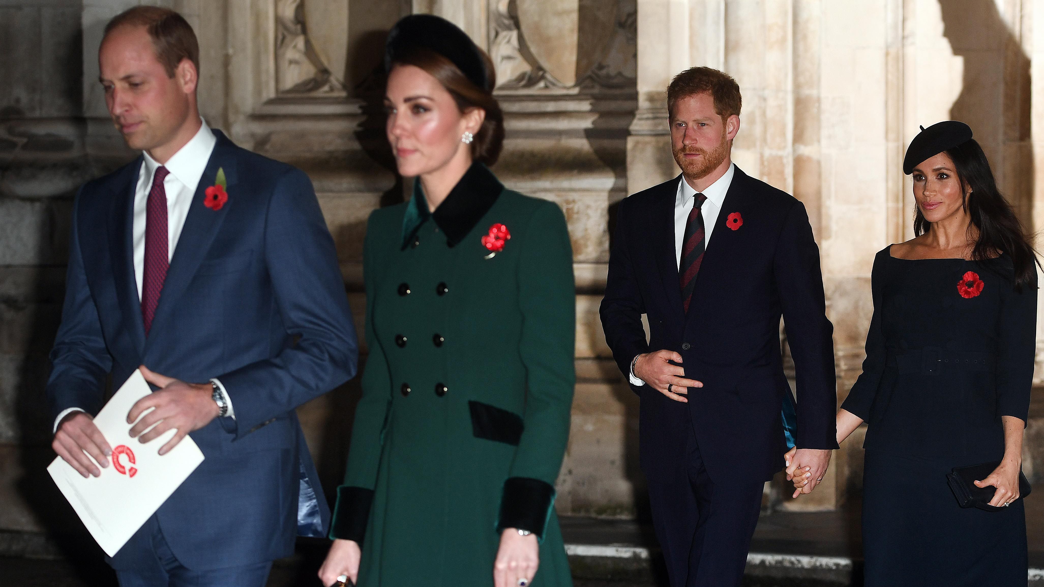 Aunque fueron apodados los “Fab Four” (Cuatro Fantásticos), William, su esposa Kate Middleton y Harry y Meghan ya no trabajan juntos y casi no participan en actos oficiales juntos