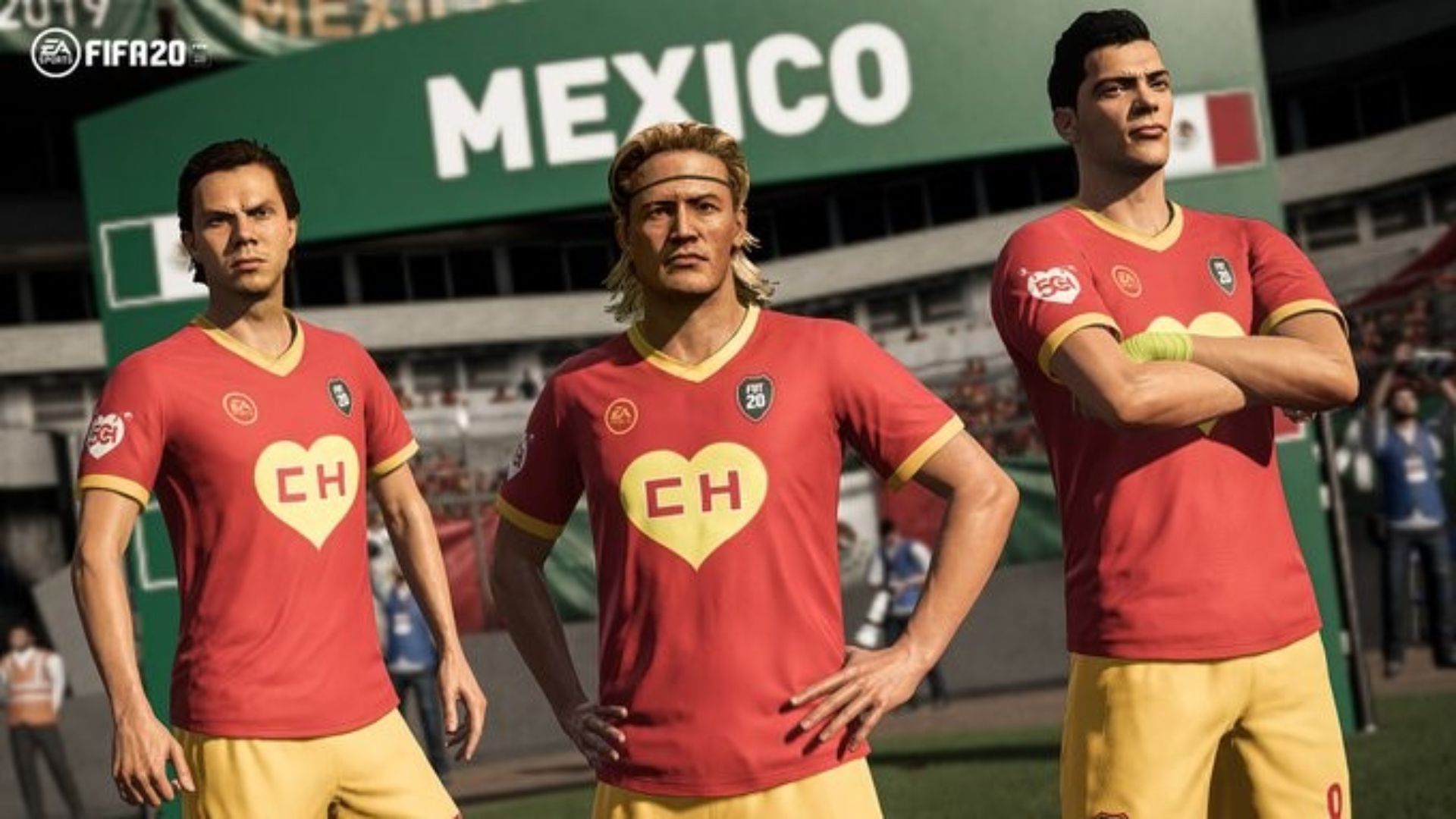 Así se ven los jugadores con el uniforme inspirado en el emblemático personaje de Gómez Bolaños. (Foto: EA Sports)