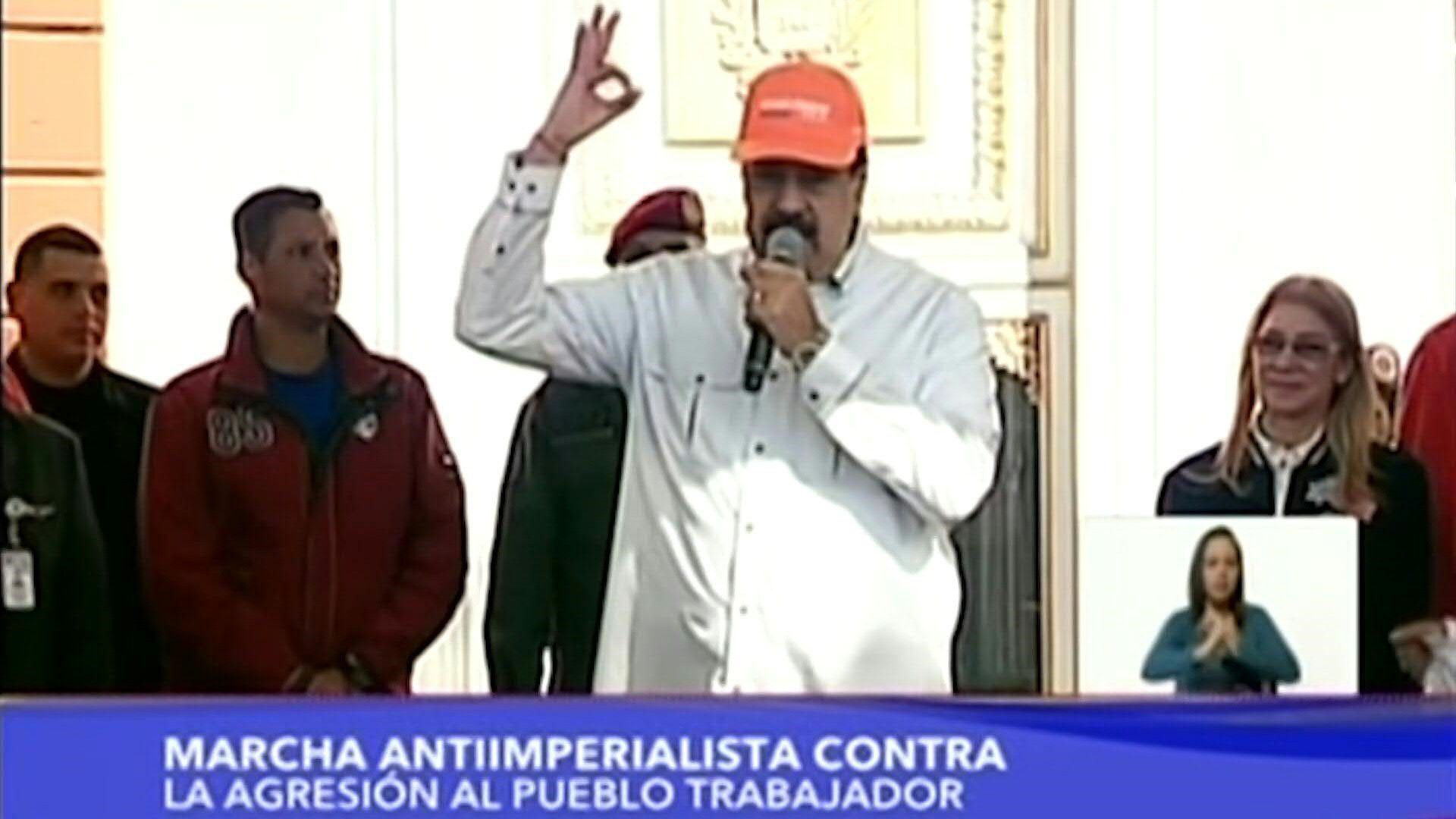 Maduro convocó a los trabajadores de Conviasa a una marcha en rechazo a las sanciones