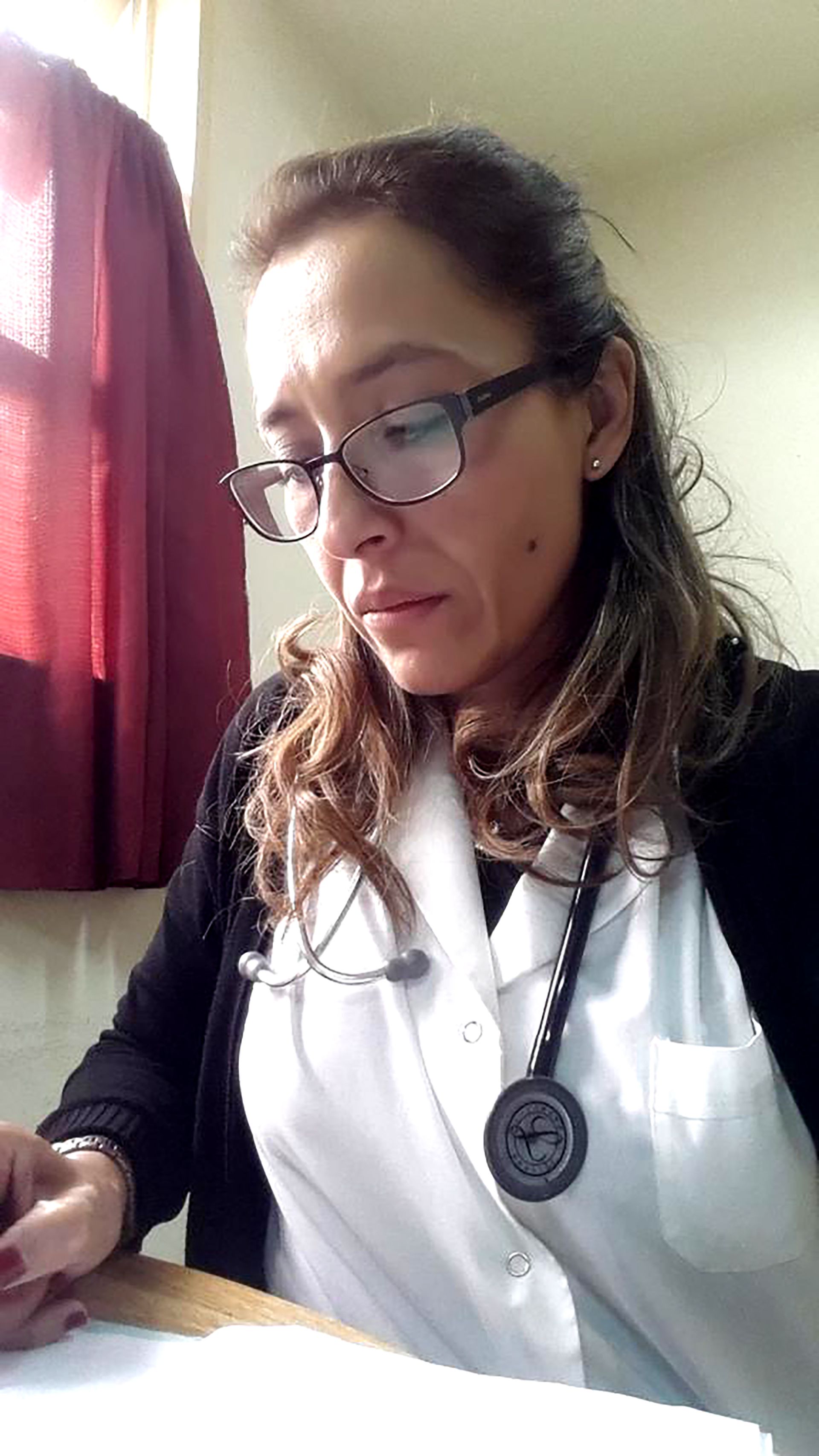 Lisa Almendra (48), médica especializada en emergentología del Hospital Pirovano de Tres Arroyos