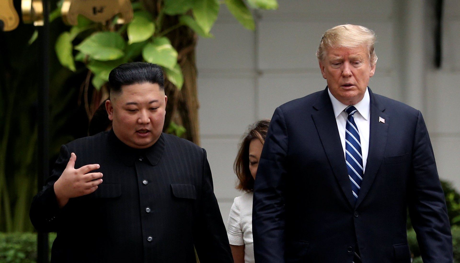 Kim Jong Un y Donald Trump en Hanoi, Vietnam, el 28 de febrero de 2019 (REUTERS/Leah Millis)