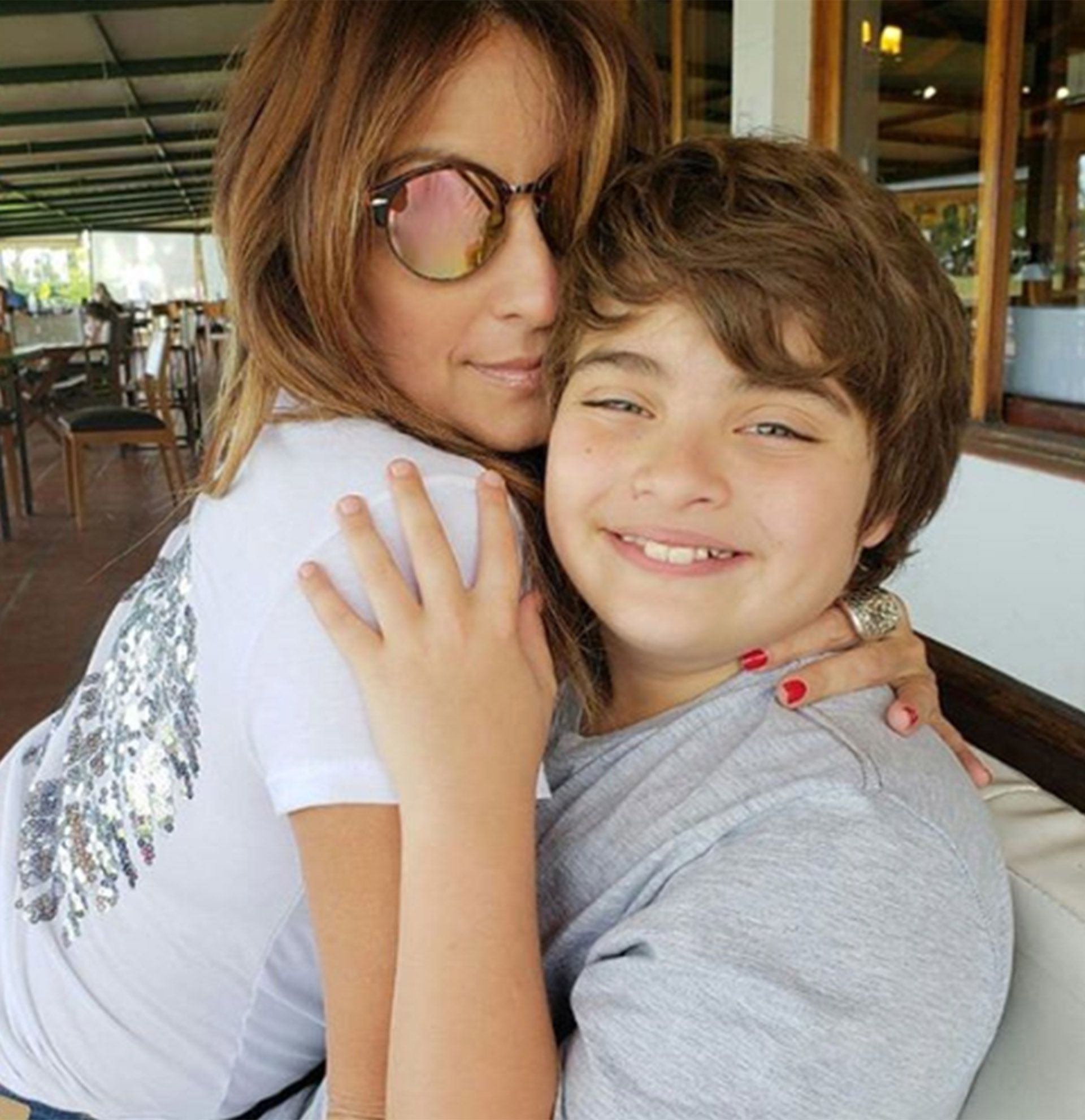 Amor del bueno: Marcela Tauro, con su hijo (Foto: Instagram)