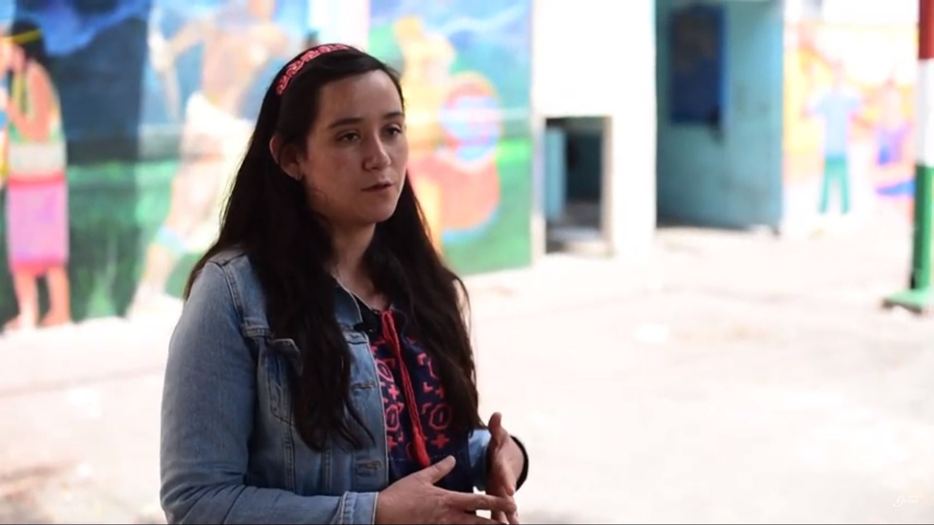 Estefanya Márquez, estudiante de la Facultad de Música y de la Academia de Música Antigua de la UNAM realiza su servicio social en Tepito 