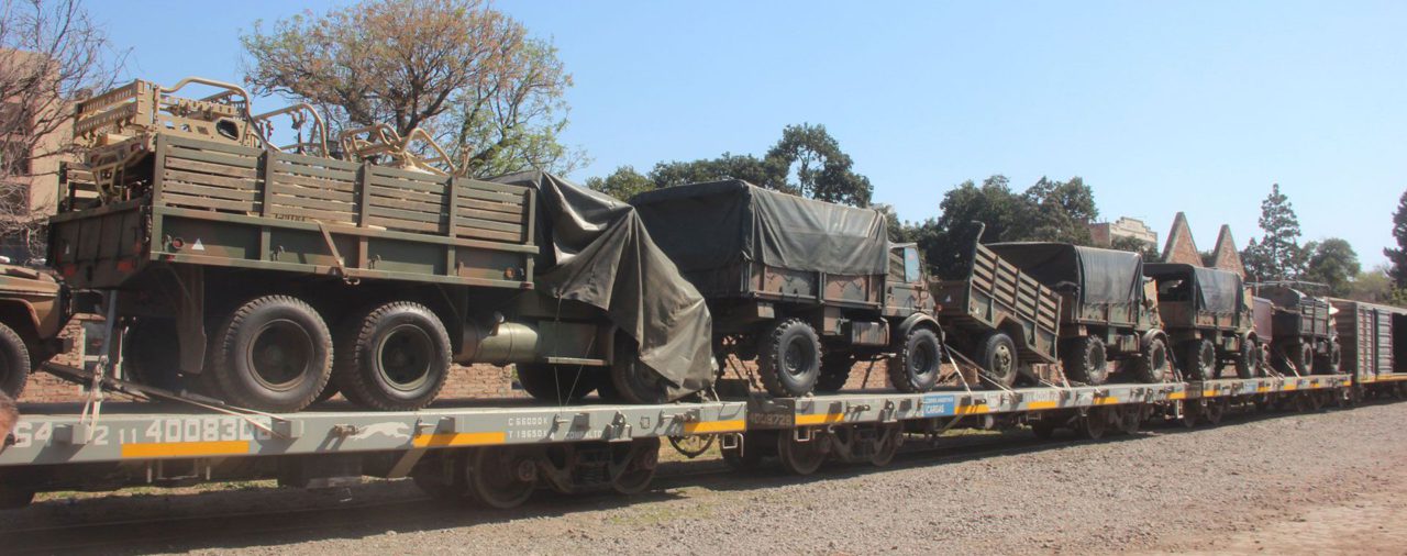 Vandalizaron vehículos del Ejército Argentino que eran transportados en Tucumán