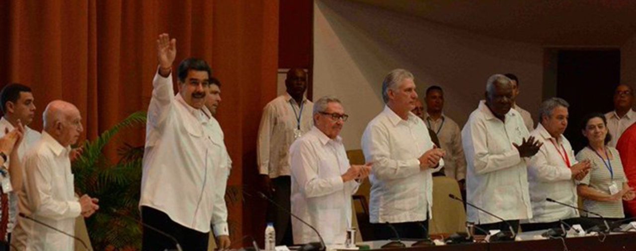 Nicolás Maduro llegó por sorpresa a La Habana para el acto de clausura del “Encuentro antiimperialista contra el Neoliberalismo”
