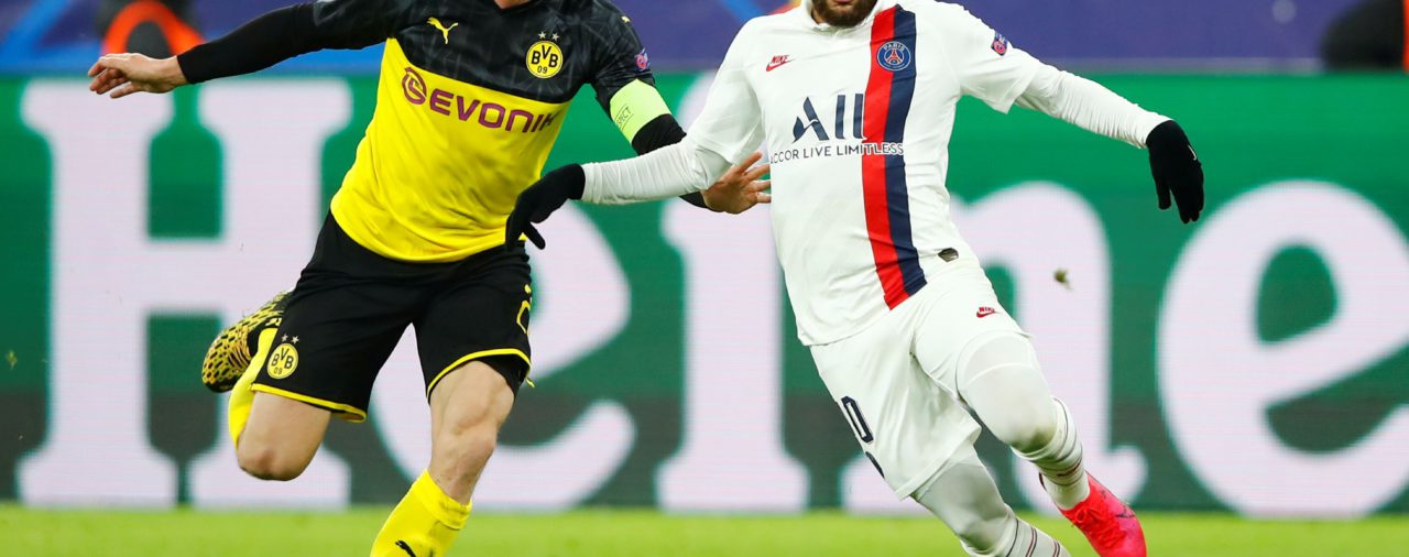 Con dos goles de Haaland, el Borussia Dortmund le ganó al PSG en Alemania por los octavos de la Champions