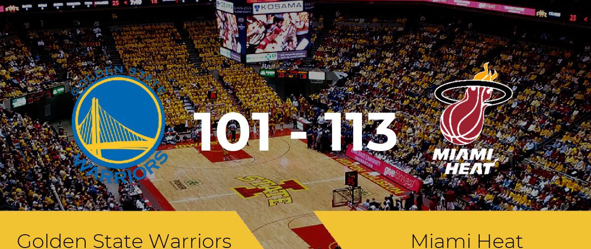 Miami Heat logra vencer a Golden State Warriors en el Chase Center (101-113)