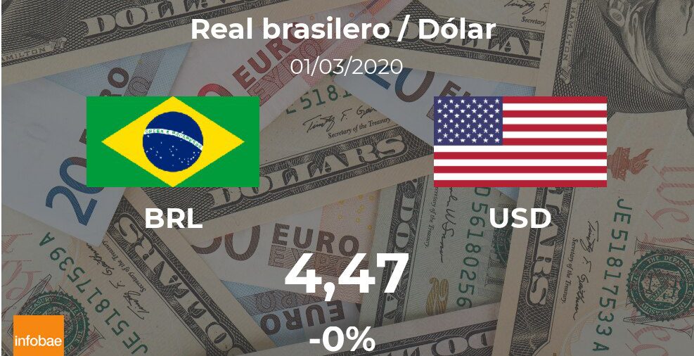 Dólar hoy en Brasil: cotización del real brasileño al dólar estadounidense del 1 de marzo (USD/BRL)