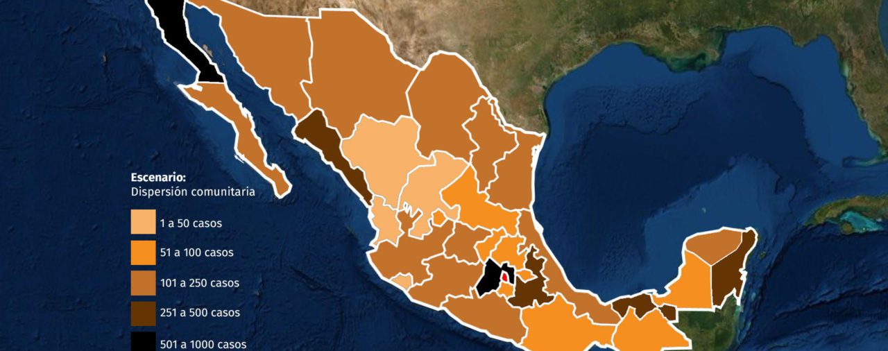 Mapa del coronavirus en México: el centro y el occidente del país concentran el 72.82% de los casos en la entrada de la fase 3