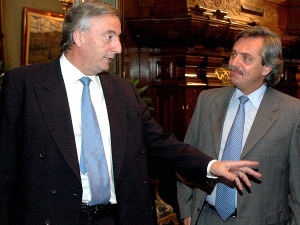  Néstor Kirchner y Alberto Fernández cuando era jefe de Gabinete