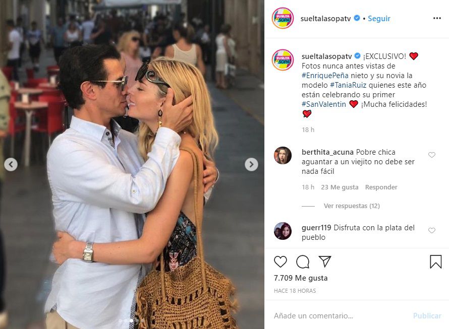 Tania Ruiz ha declarado que se casaría con Peña Nieto "sin pensarlo dos veces" (Foto: Instagram)