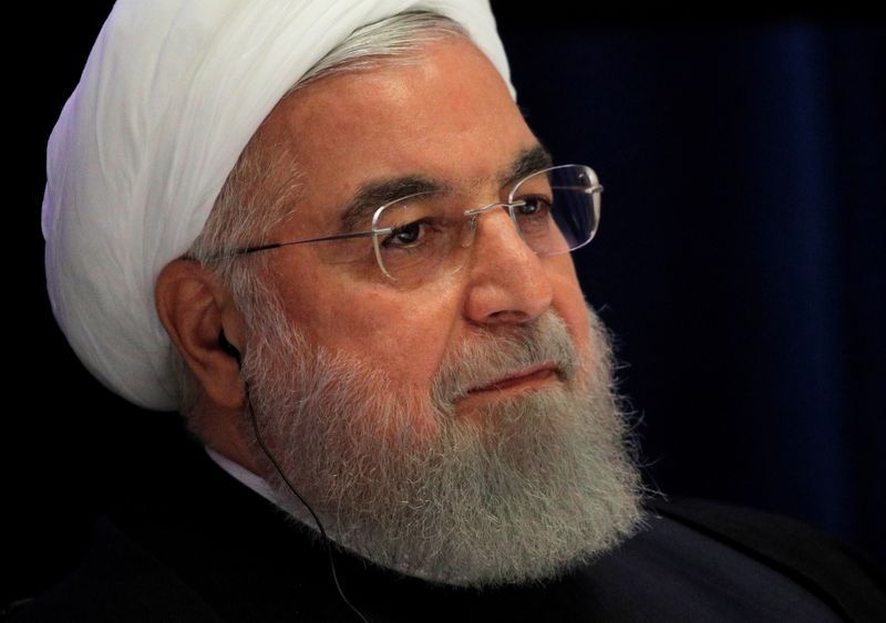 Foto de archivo. El presidente de Irán, Hassan Rouhani, en una conferencia de prensa en los márgenes de la Asamblea General de la ONU en New York. 26 de septiembre de 2019. REUTERS/Brendan Mcdermid