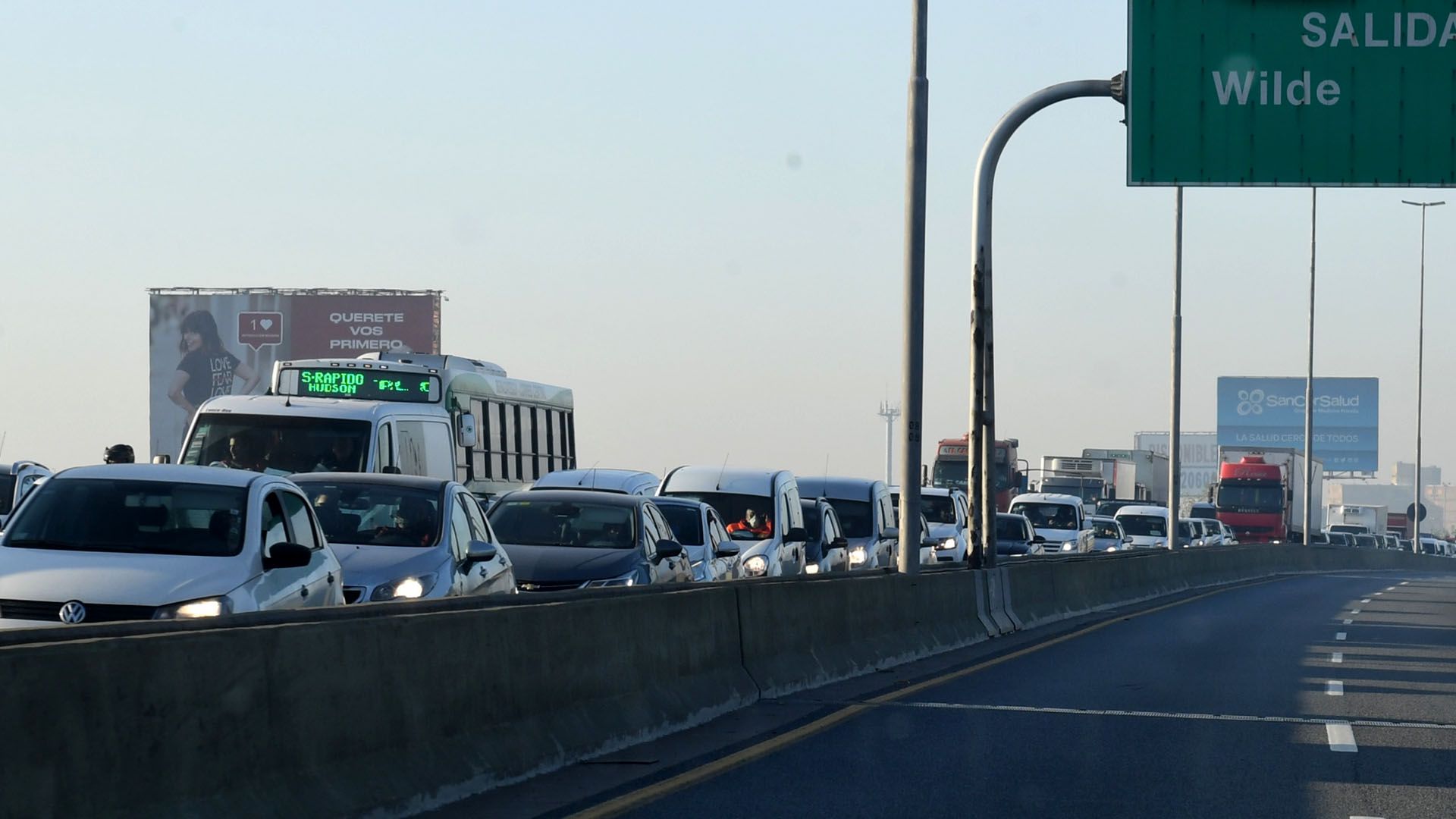 Aumentó un 8% el tránsito en autopistas porteñas respecto a la semana pasada