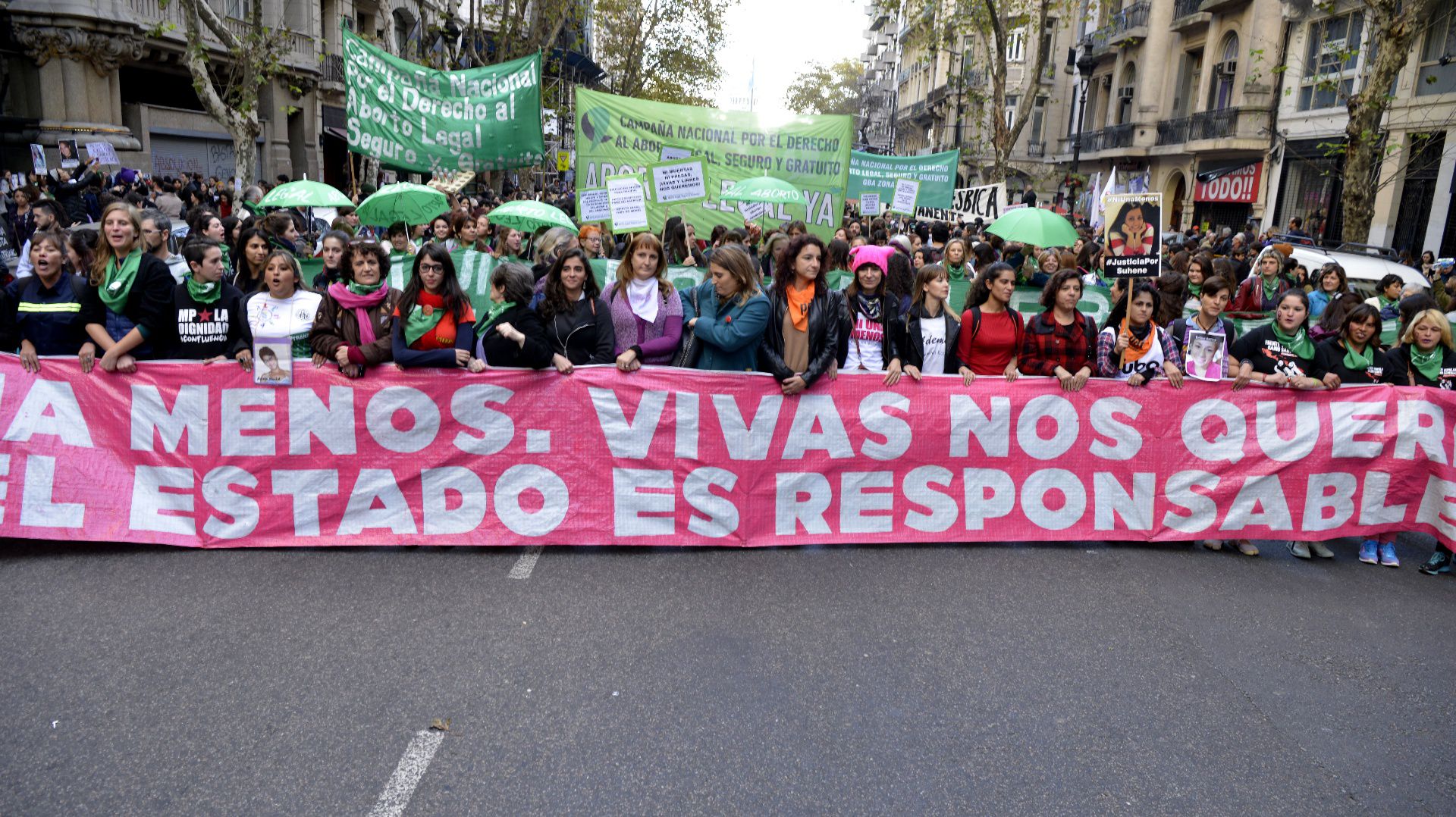 Marcha "Ni un Menos" en 2017 (Foto: Gustavo Gavotti)