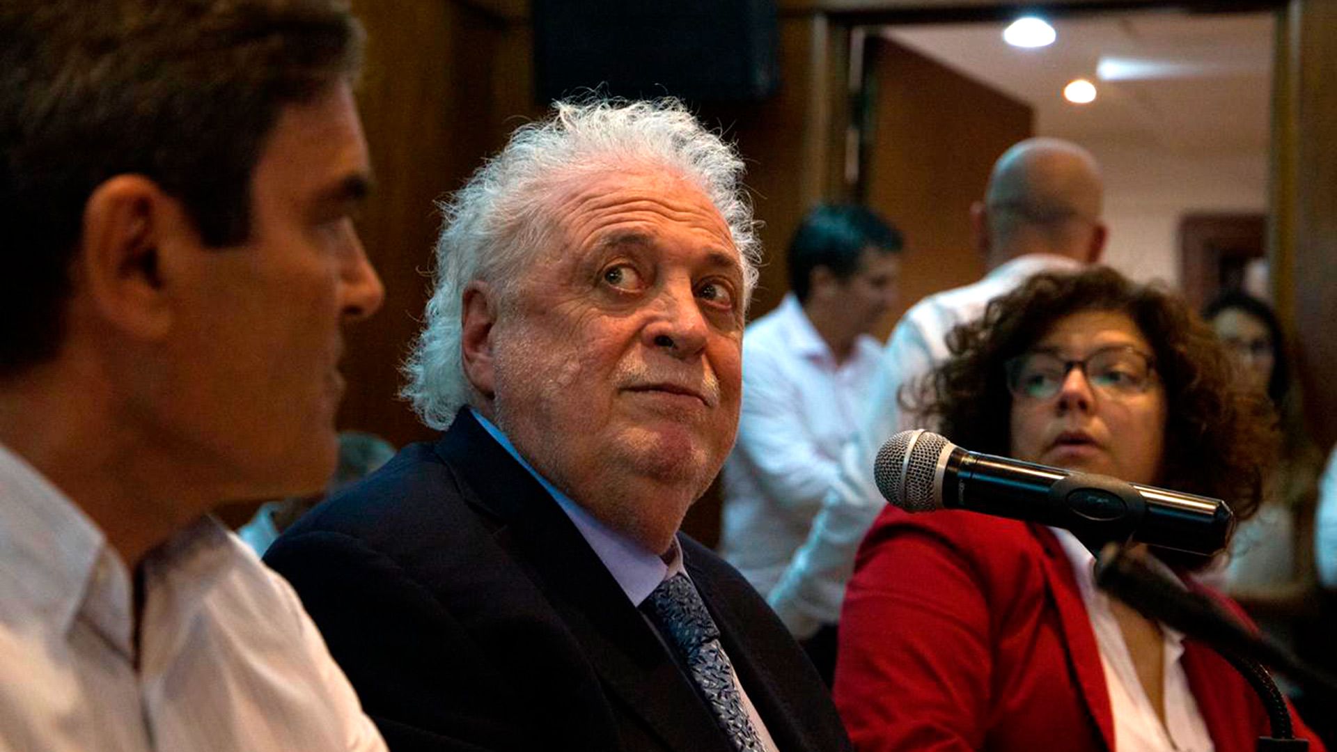 el ministro de Salud de la Nación, Ginés González García, ingresó antes del mediodía al Sanatorio Otamendi de la Ciudad Autónoma de Buenos Aires (Lihueel Althabe)