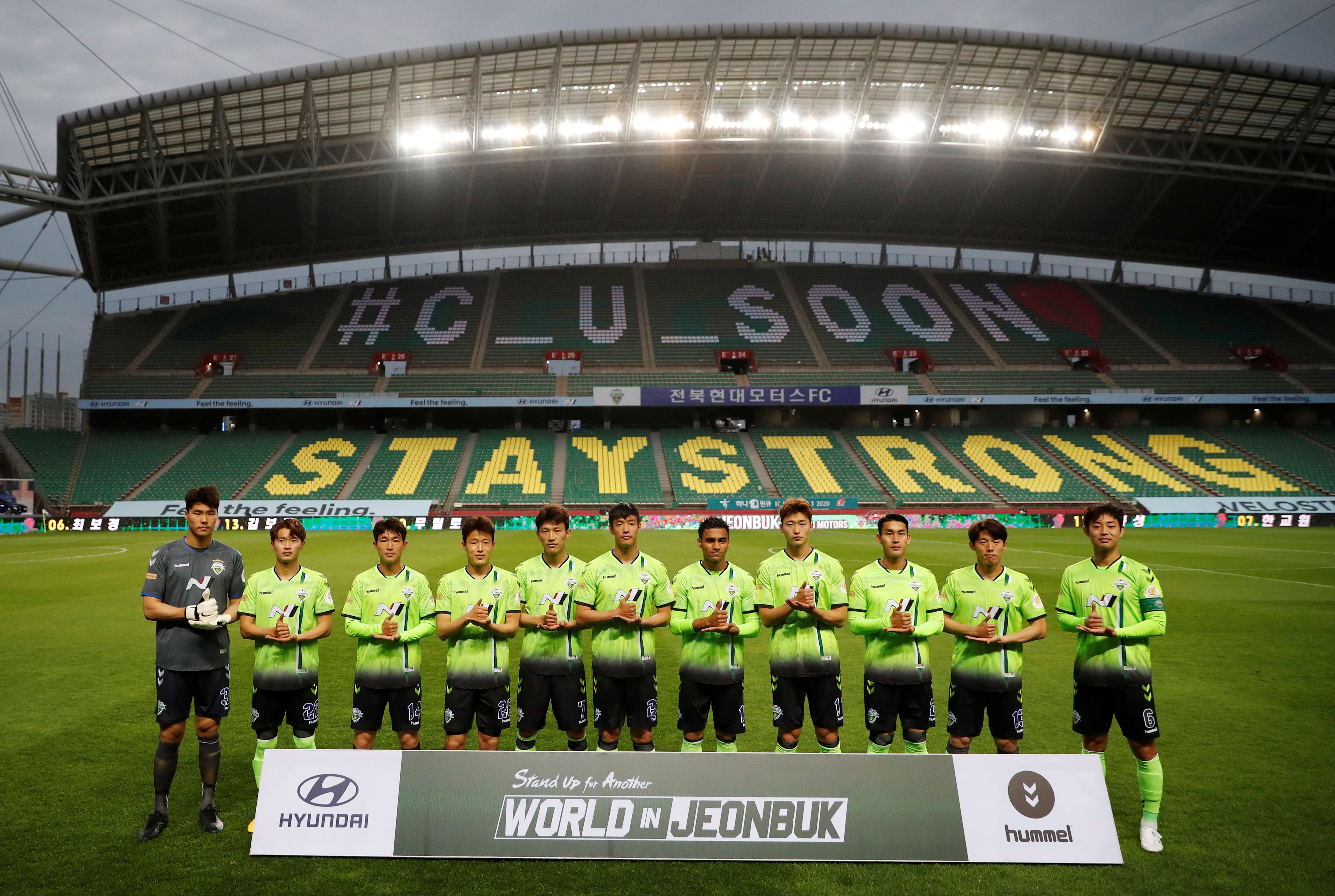 La K League regresó sin público en las tribunas (Reuters)