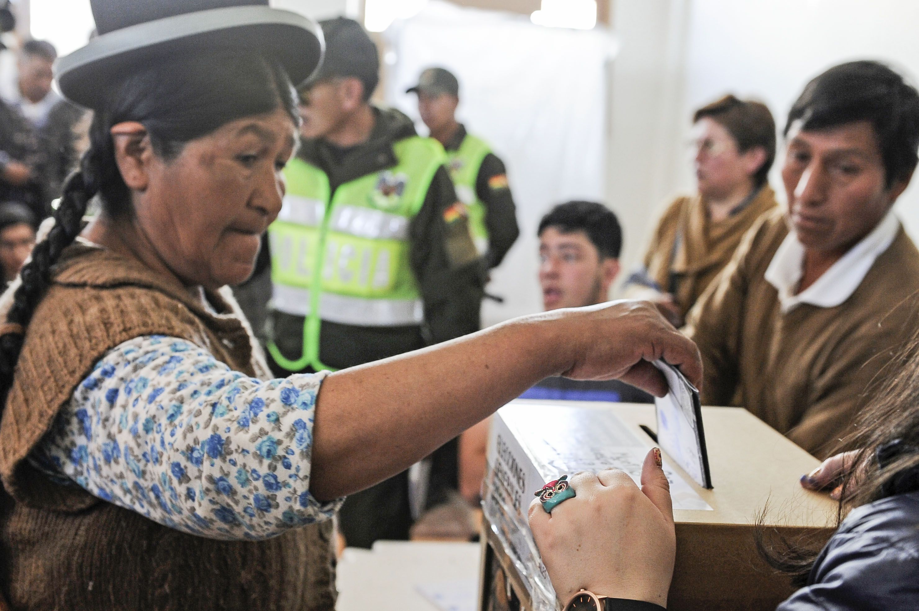 Imagen de las últimas elecciones en Bolivia (JORGE BERNAL / AFP)