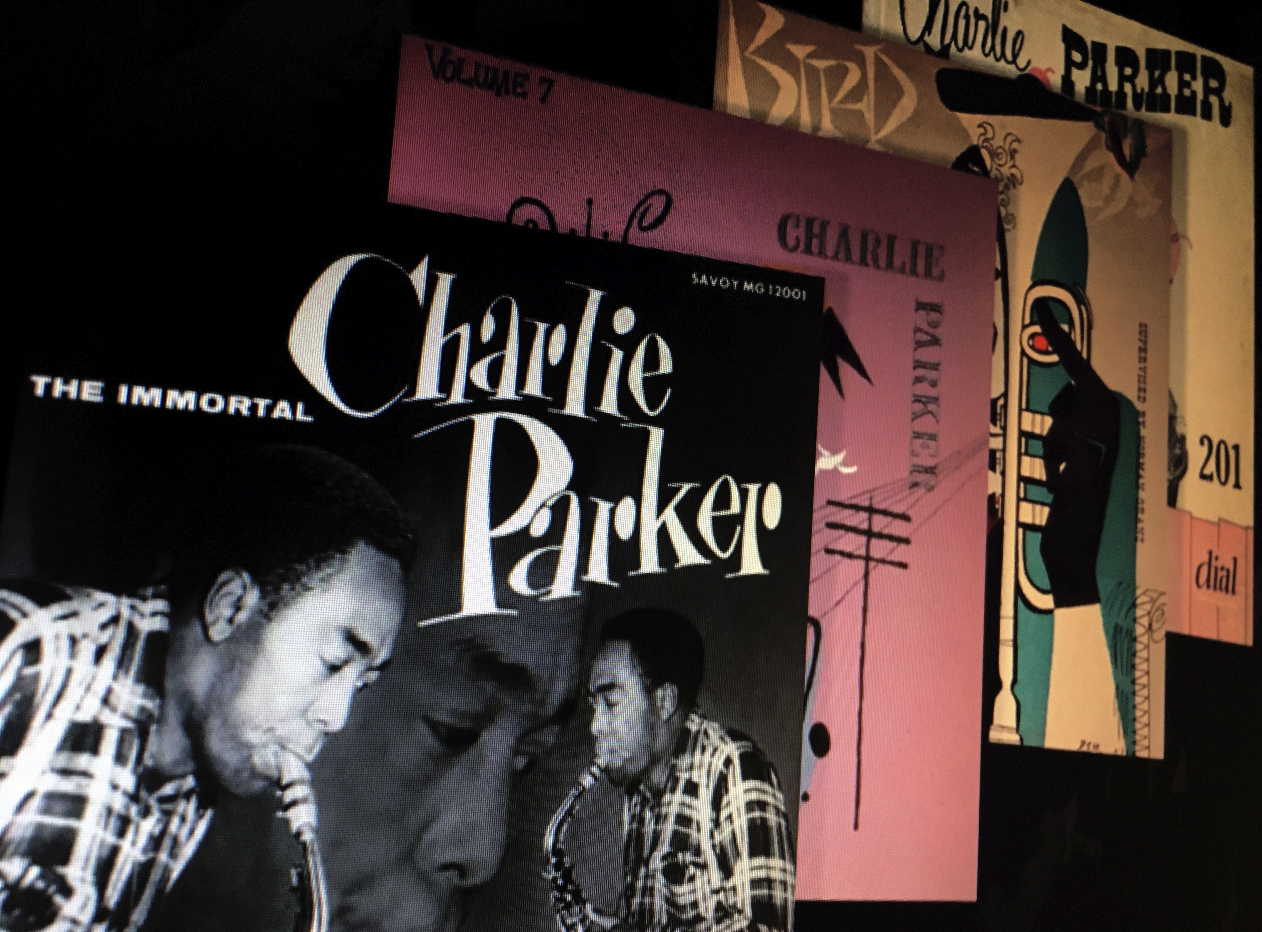 Vista de las portadas de algunos discos de Charlie Parker. EFE/charlieparkermusic.com/ No ventas/ No archivo/ Solo uso editorial 