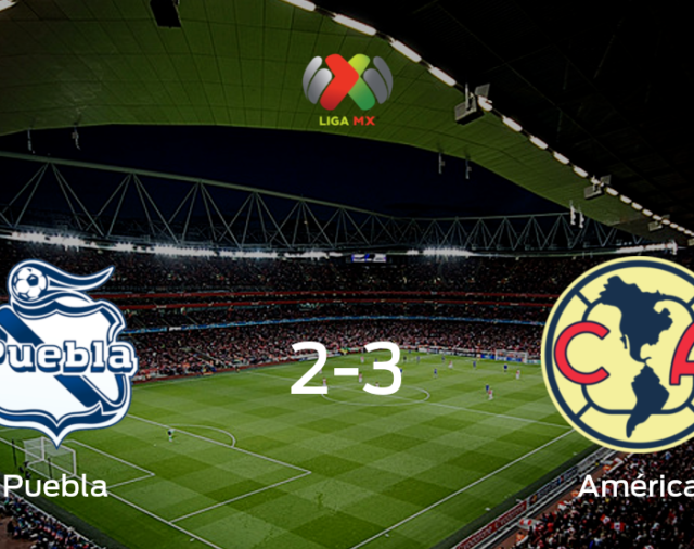 América vence 3-2 en el feudo de Puebla