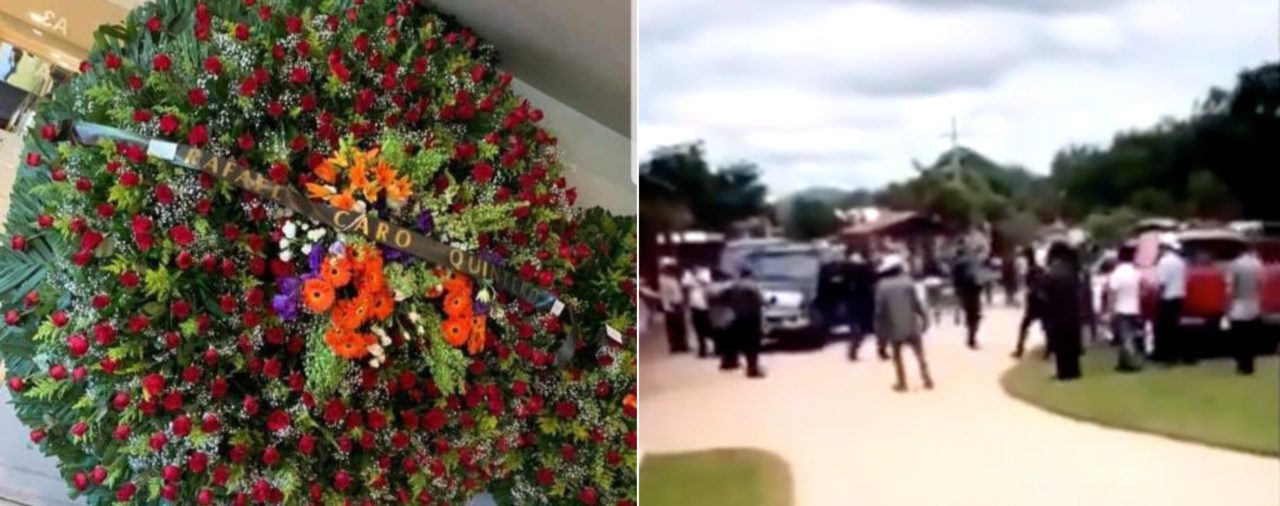 Caro Quintero: el narco más buscado del mundo envió una corona de flores al funeral de un sicario del Cártel de Sinaloa