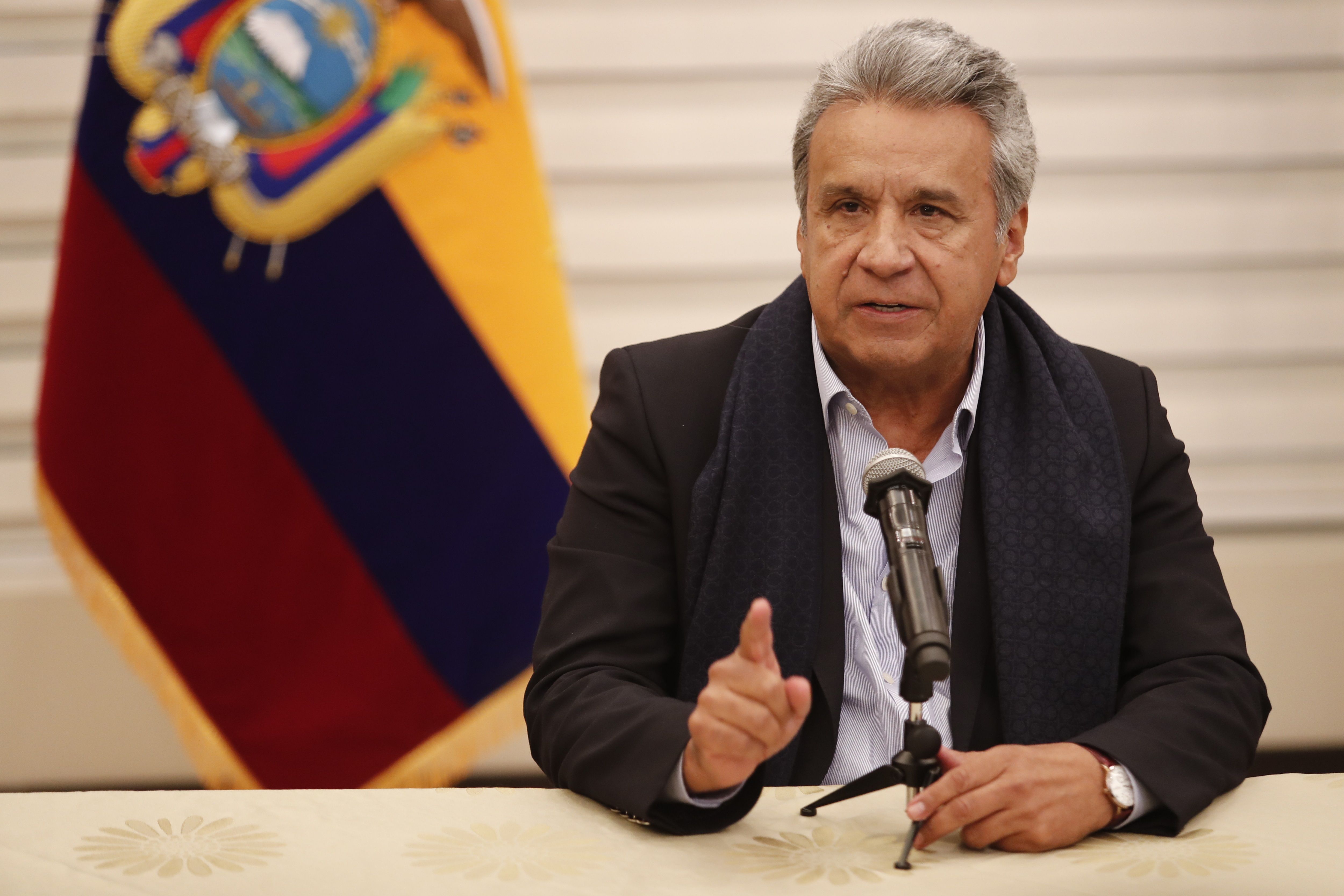 En la imagen, el presidente de Ecuador, Lenín Moreno. EFE/José Jácome/Archivo 