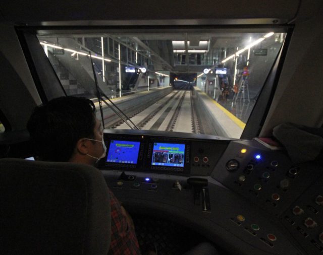 En Imágenes, la presentación de la linea tres del Tren Ligero en Zapopan Jalisco