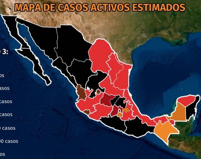 Mapa del coronavirus en México 8 de septiembre: CDMX y Nuevo León, los focos rojos de la epidemia con más casos activos