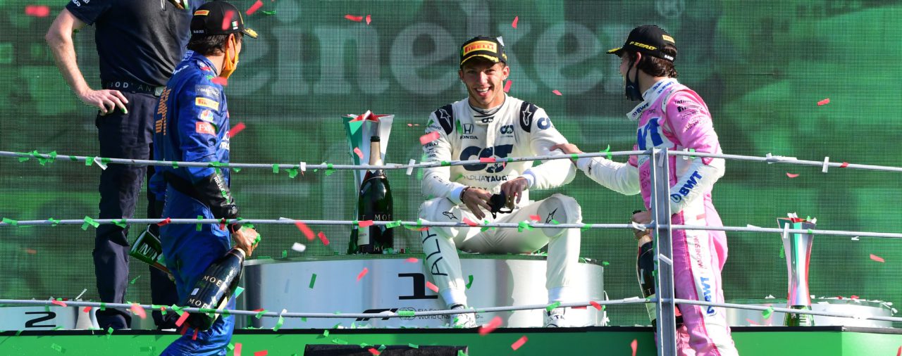 Pierre Gasly sorprendió en el GP de Monza: Lewis Hamilton fue penalizado y los Ferrari abandonaron