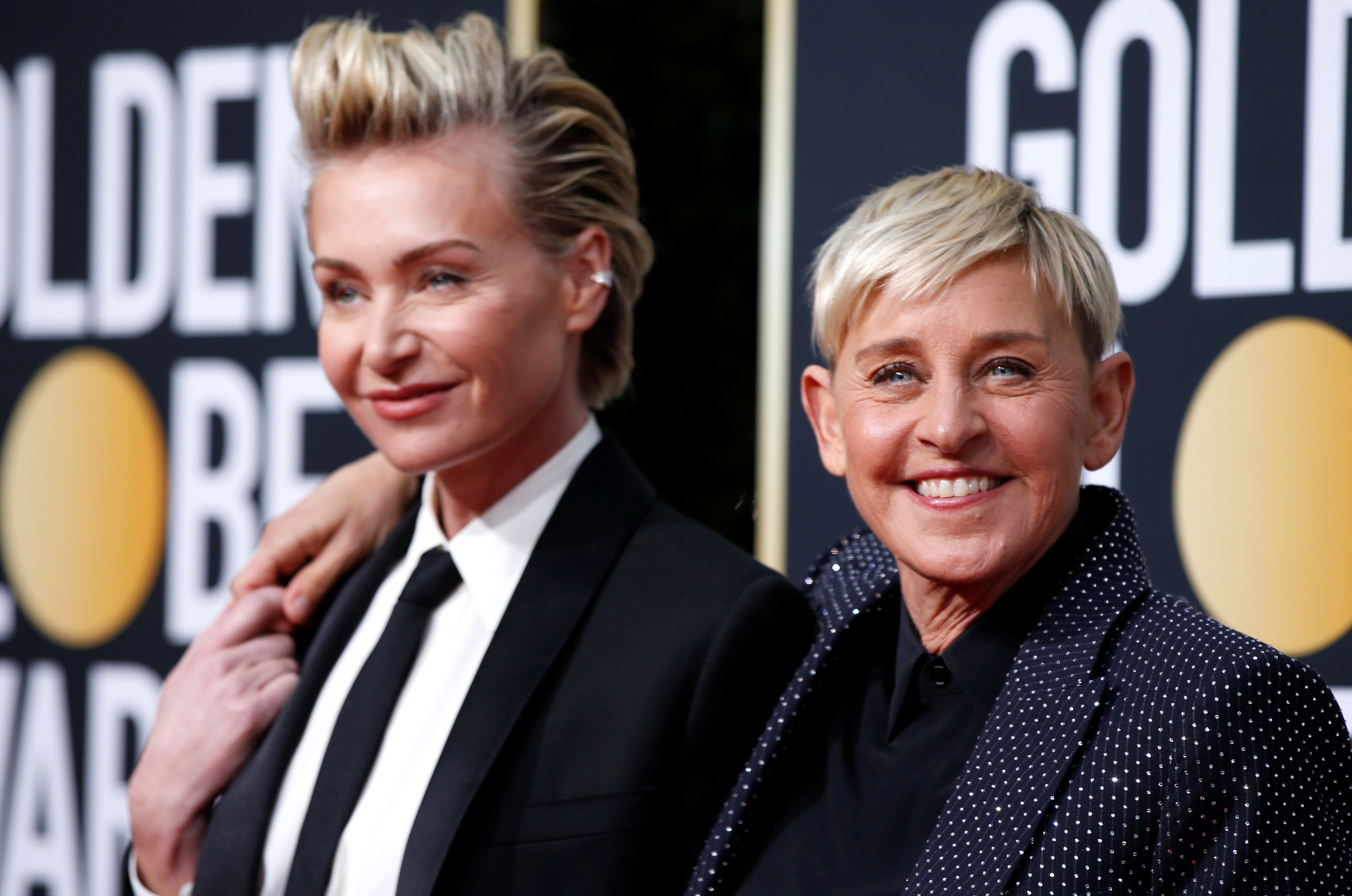  Portia de Rossi y Ellen DeGeneres (Reuters)