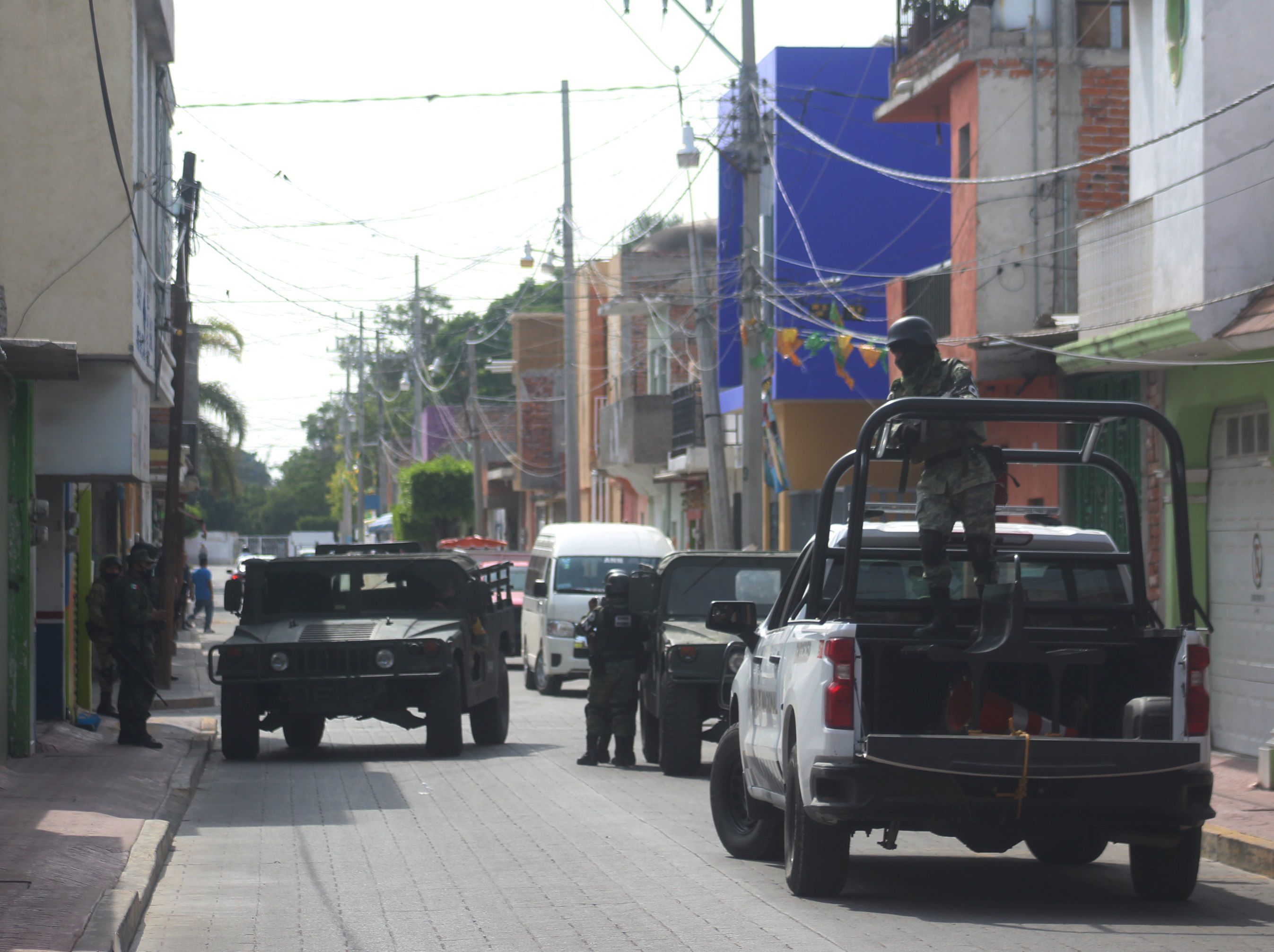 Imagen ilustrativa. Miembros de la Guardia Nacional patrullan las calles de la ciudad de Celaya, en el estado de Guanajuato (Foto: EFE/Str)
