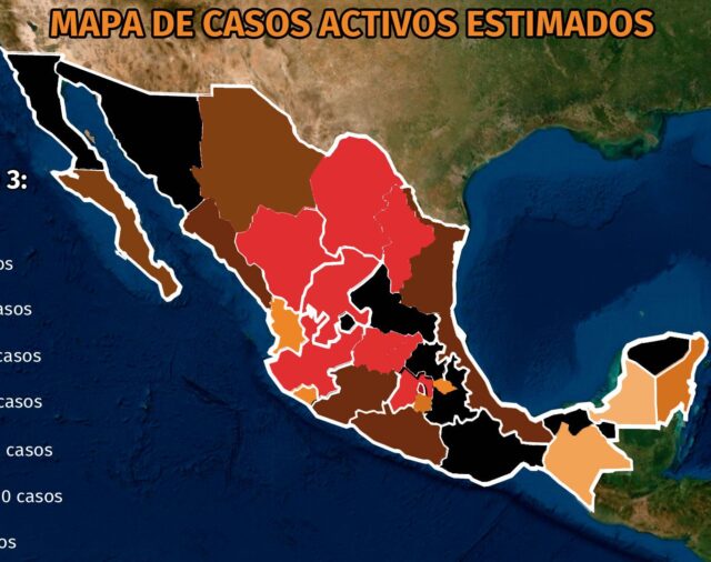 Mapa del coronavirus en México 25 de noviembre: cifra récord de contagios con casi 11,000 en 24 horas