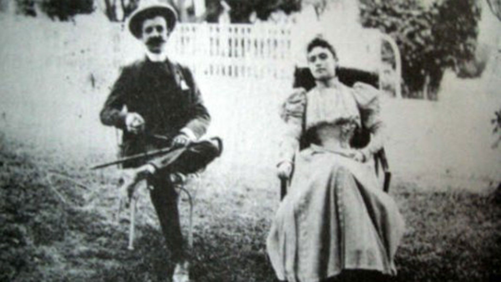 Ignacio de Torre y Amada Díaz, la hija del presidente Porfirio Díaz.
