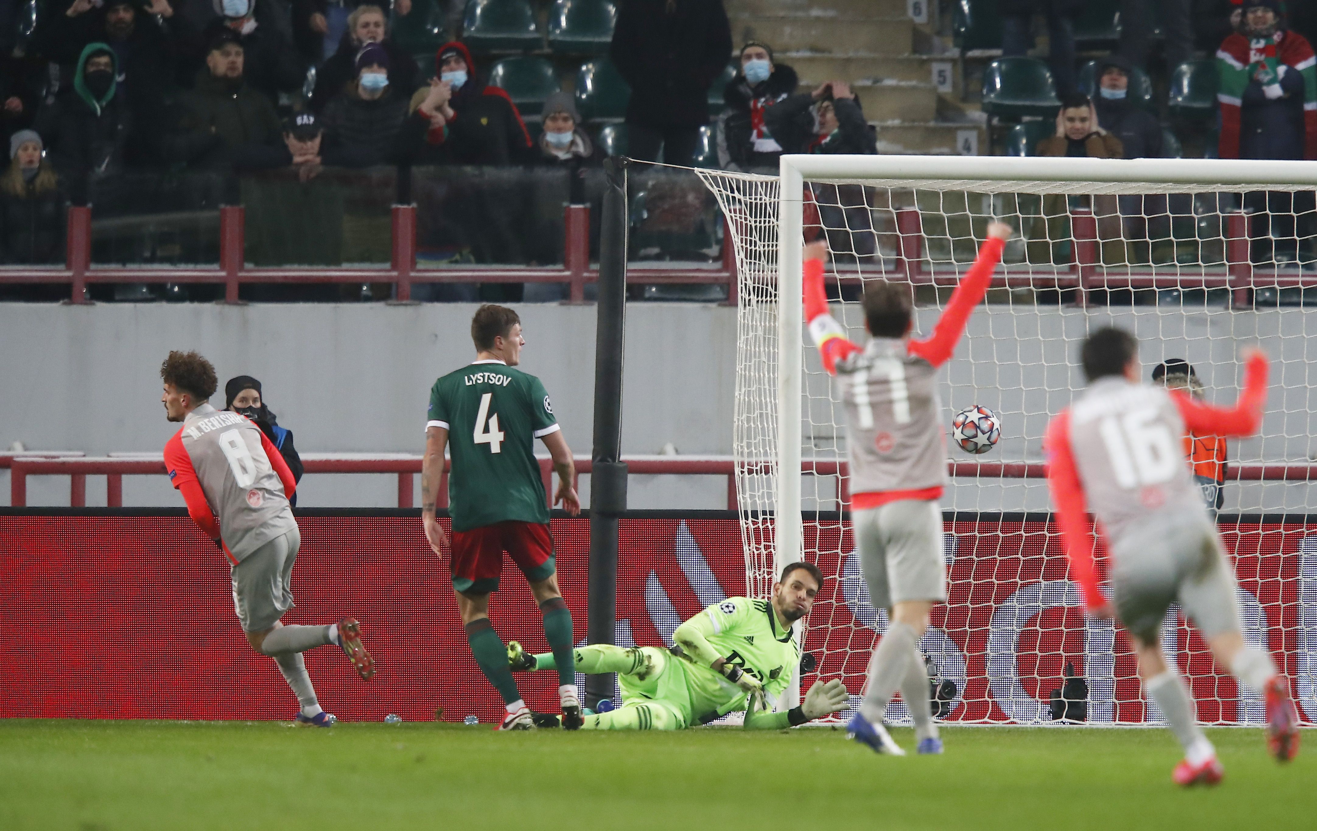 Salzburgo consiguió un importante triunfo como visitante ante el Lokomotiv REUTERS/Maxim Shemetov