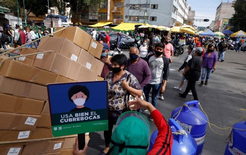 Casos diarios coronavirus en México alcanzan cifra récord de 12,127