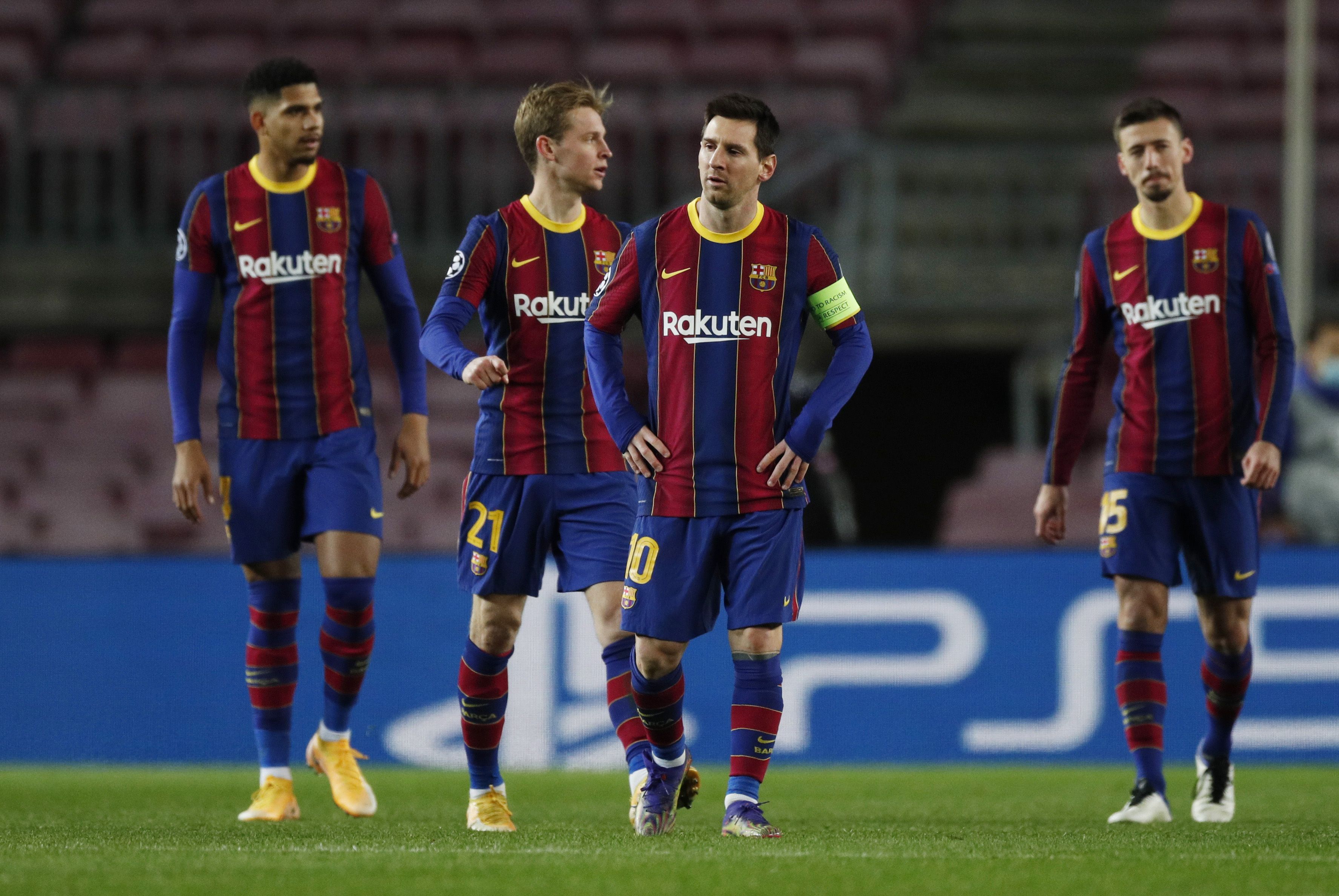 El Barcelona de Lionel Messi no pudo asegurar el liderazgo en su grupo de la Champions (REUTERS)