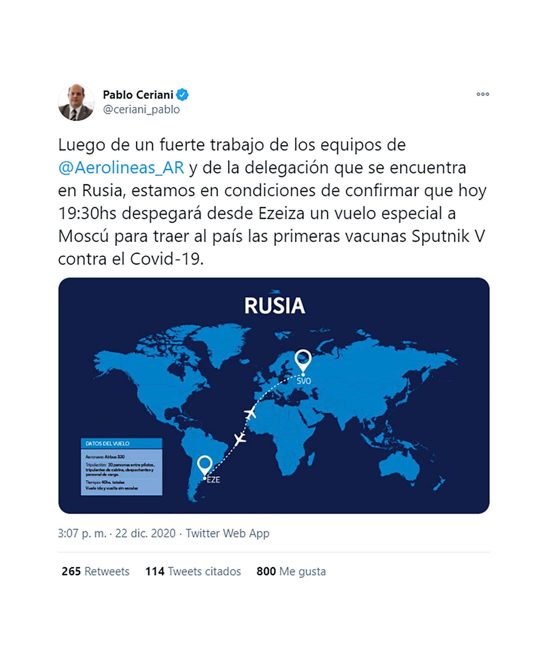 Pablo Ceriani tuit