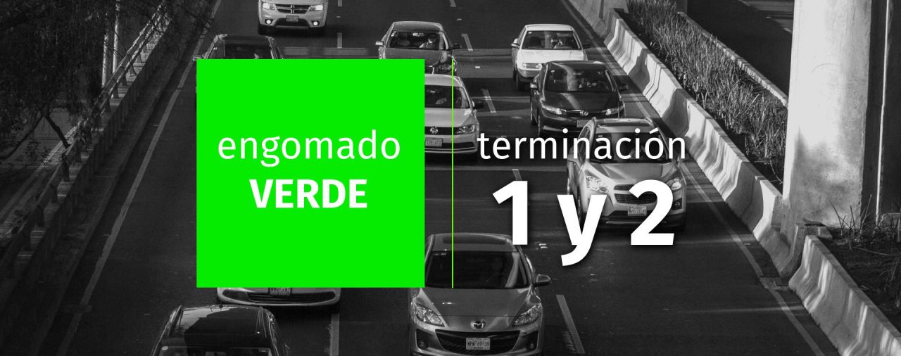 Este jueves 7 de enero no circulan los autos con engomado verde en CDMX y Edomex