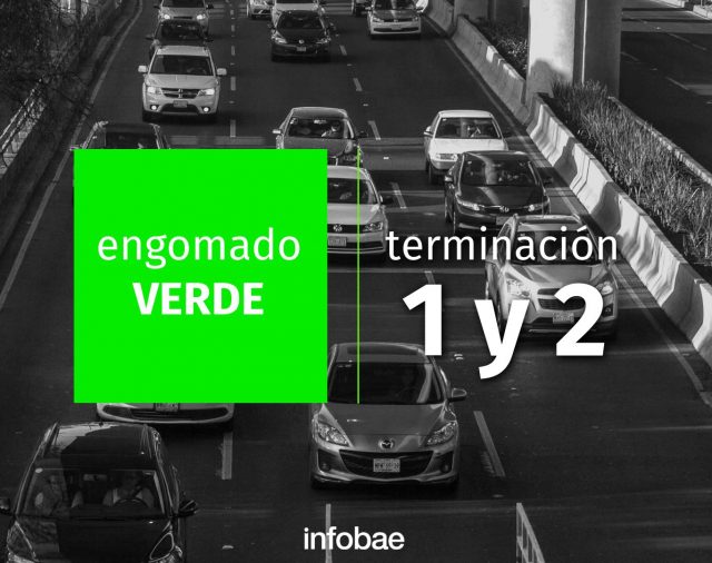 Este jueves 7 de enero no circulan los autos con engomado verde en CDMX y Edomex